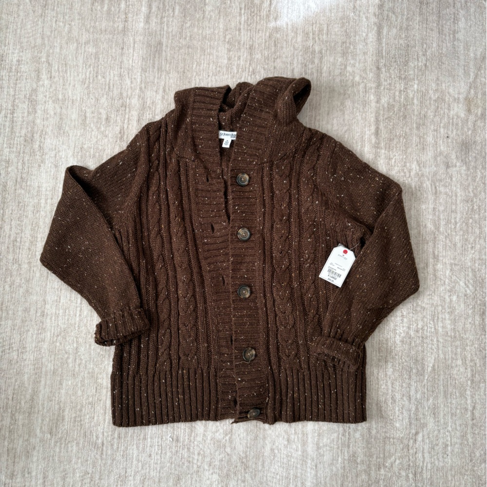 St. John's Bay Chocolate Nep Sweater